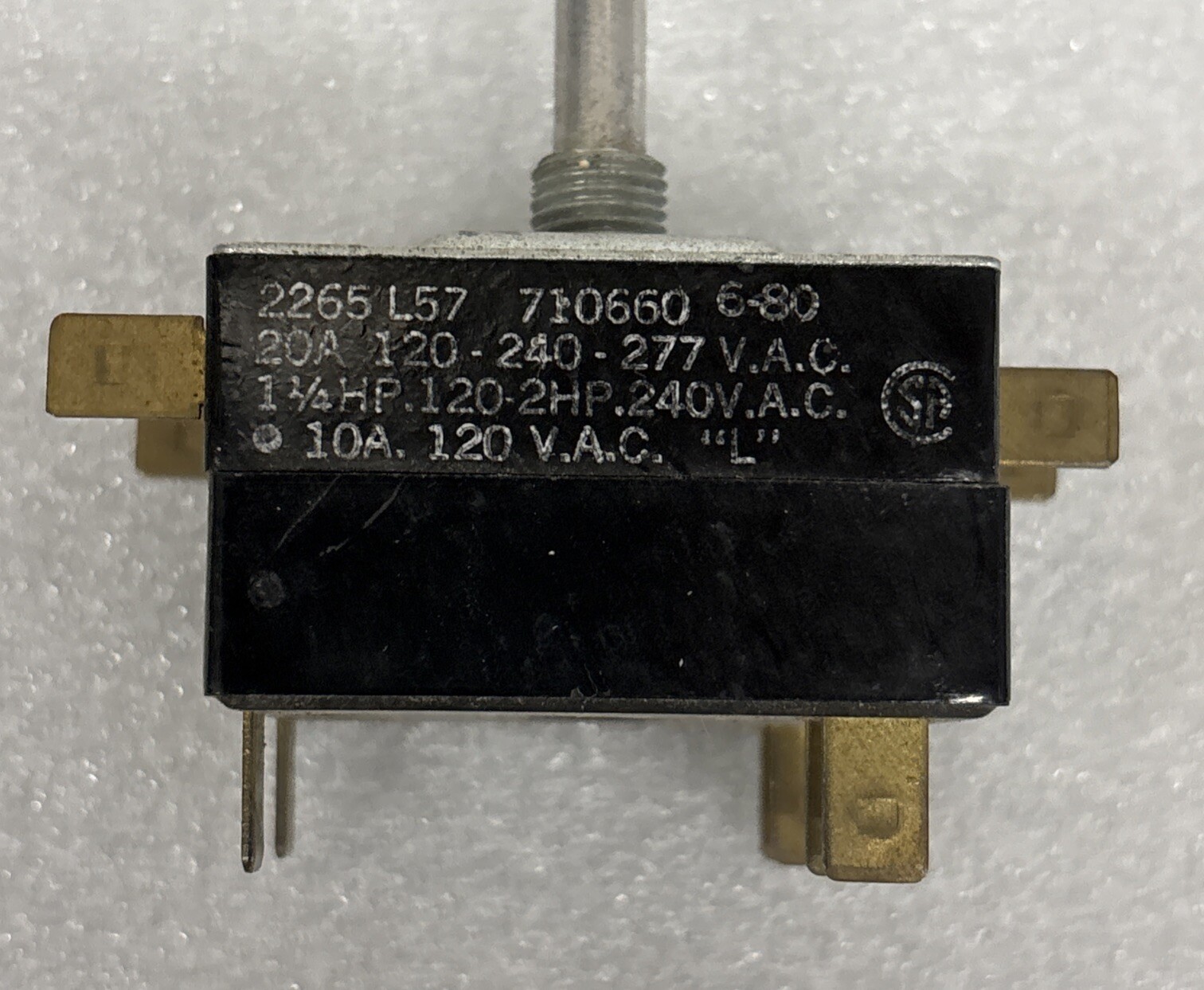 Bell & Howell B&H 2585 16mm Projector Power Control Switch Part# 710660 5" *NEW