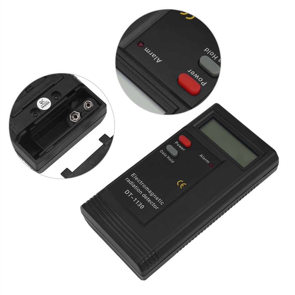 LCD Digital Radiation Dosimeter EMF Meter For Electromagnetic Hand Measurement