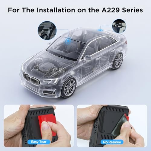 Upgraded Grey Two Pieces Each Front and Rear Adhesive Pads for A229 Series