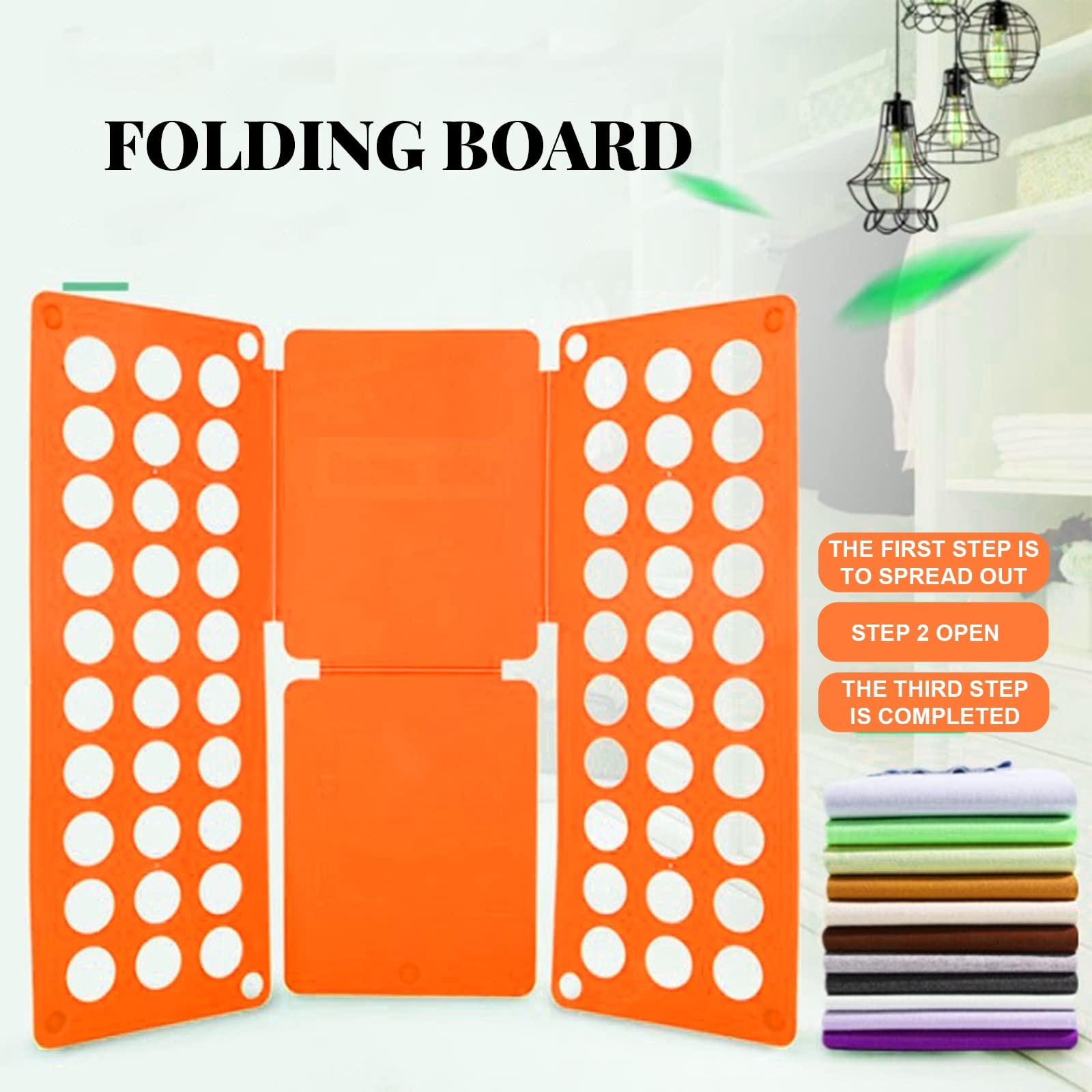 Shirt Folding Board, T Shirt Folder Board Clothes Folding Laundry Organizer D...