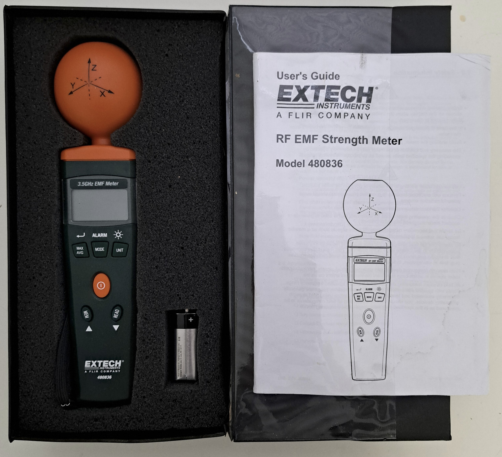 Extech 480836 EMF Strength Meter 3.5GHz RF - Extech 480836
