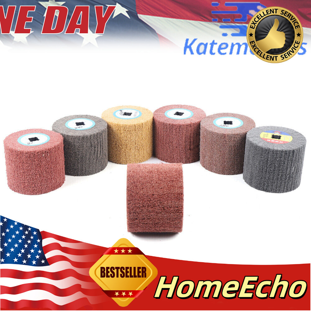 7x Wire Drawing Rapid Repair Polishing Burnishing Wheel f/ Polisher Sander Wheel