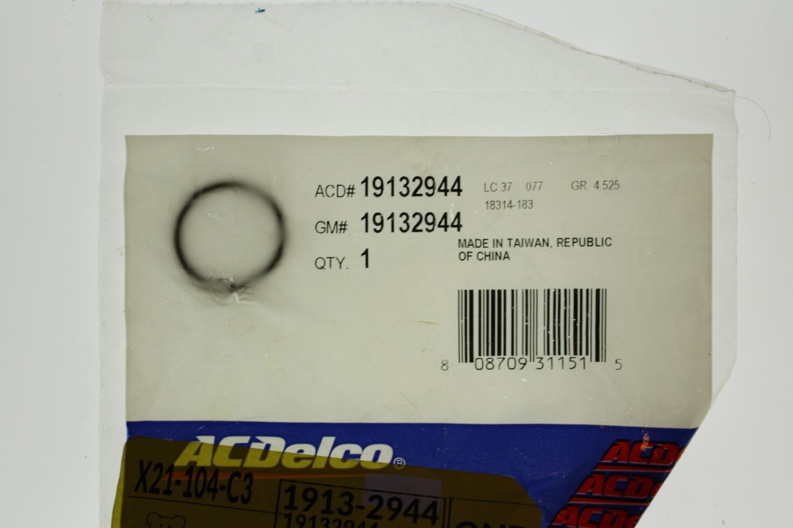 NEW GM 19132944 Transfer Case Seal