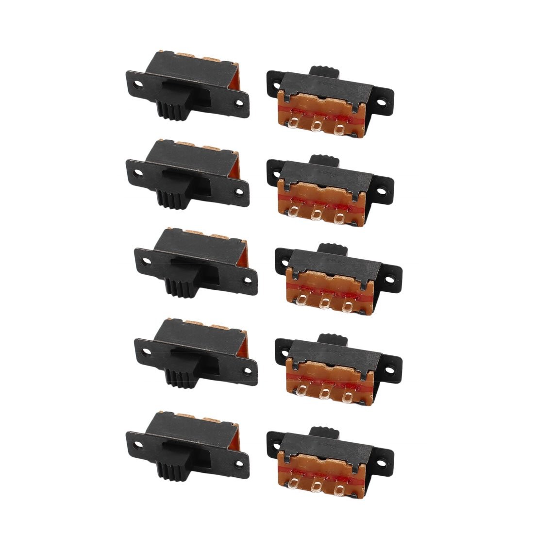uxcell 10Pcs 2 Position 3P SPDT Micro Miniature PCB Slide Switch 2mm-10Pack