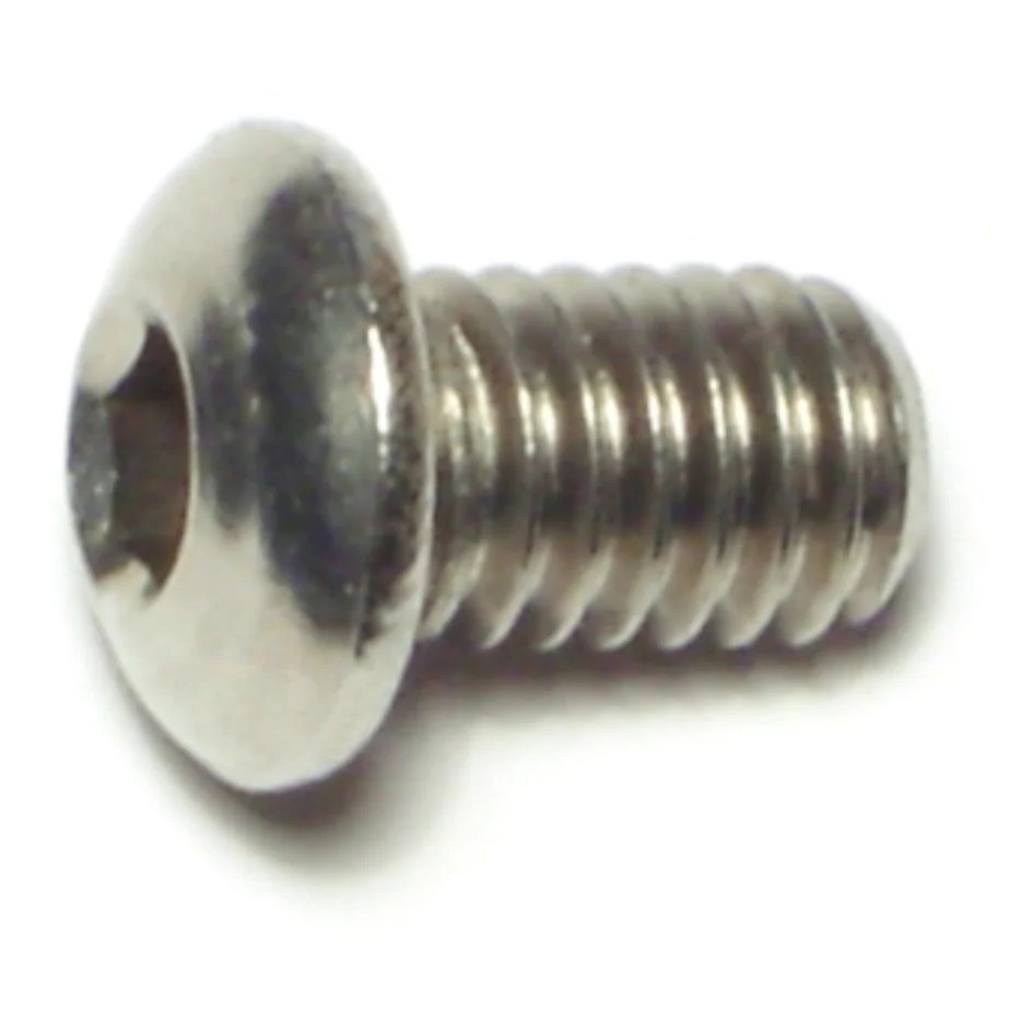 5/16"-18 x 1/2" 18-8 Stainless Button Socket Cap Screws (10 pcs.)