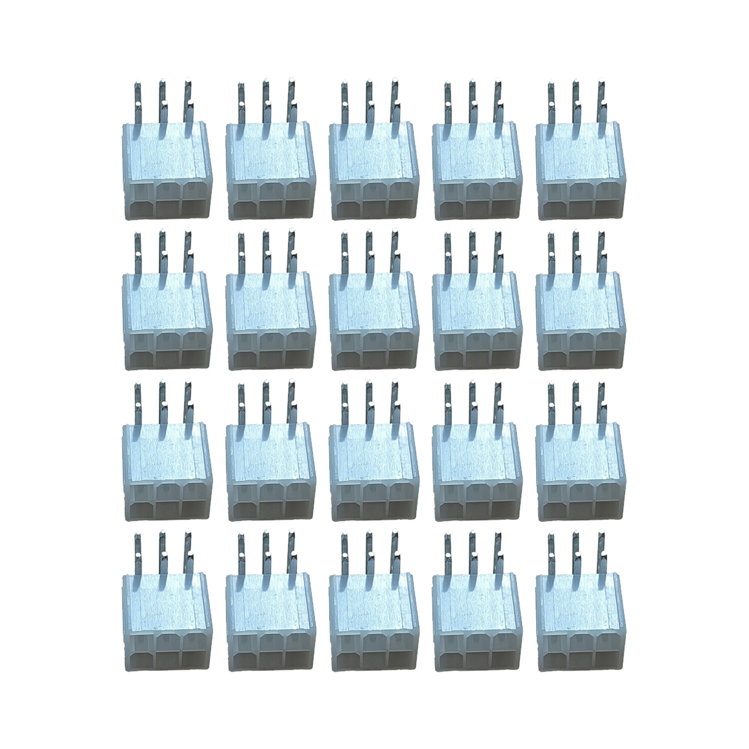 20 Pcs Miner Antminer Connector Male Socket Curved Needle 2x3 6 pin for S9 S9j