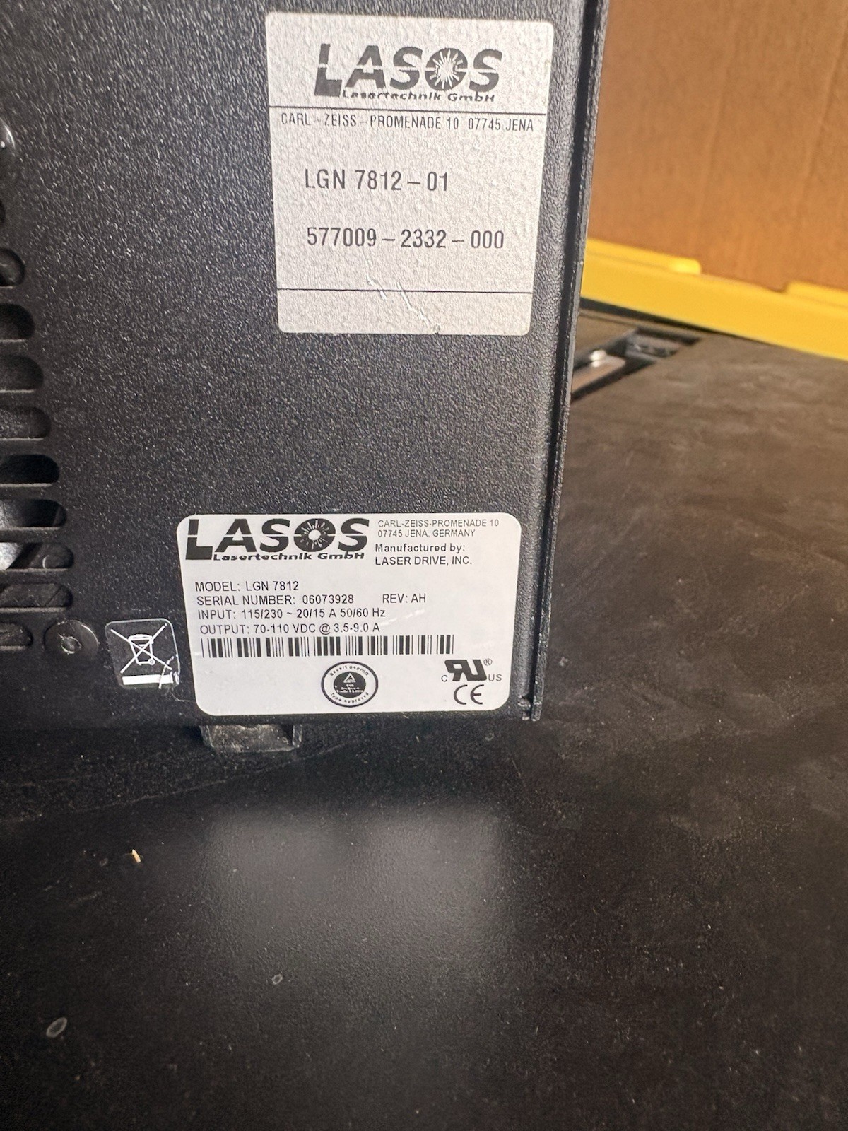 1 PCS LASOS RMC 7812 Z1 laser driver/laser controller