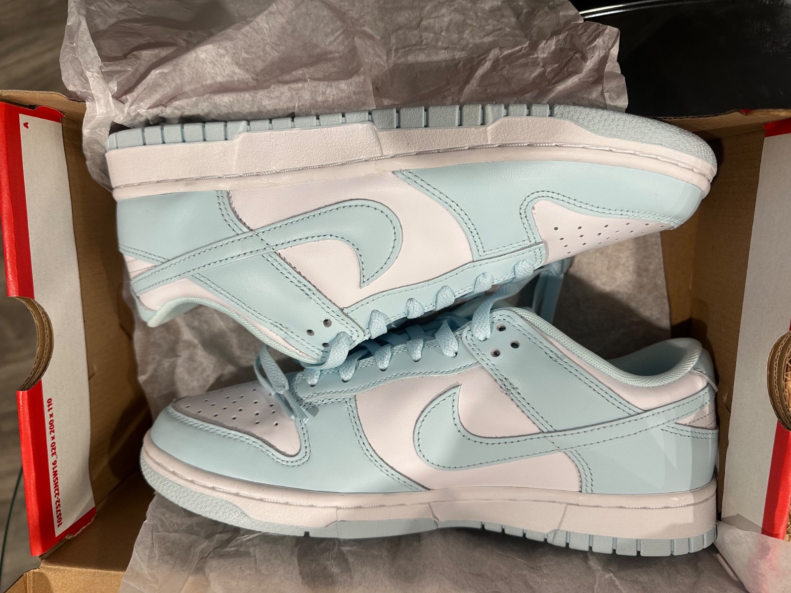 Size 9 Men New Nike Dunk Low Glacier Blue