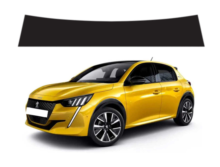 Peugeot 208  -  2019 - 2024 Sunstrip  - No Trimming - Pre cut Sun Strip