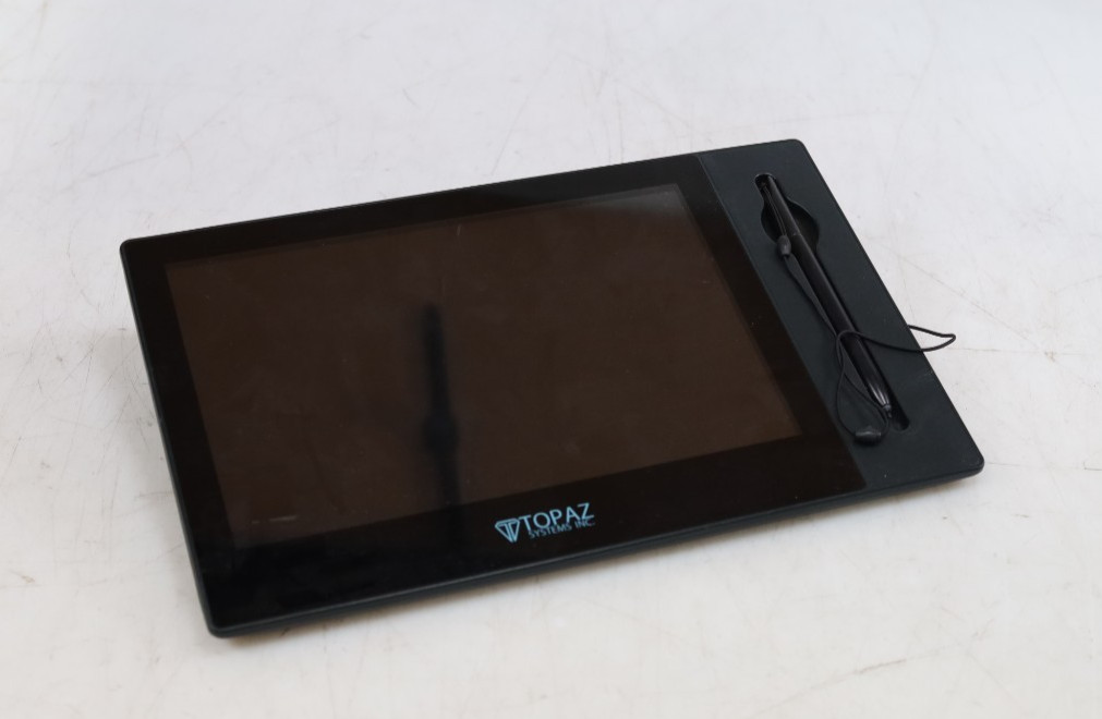 Topaz TD-LBK101VA-USB-R GemView 10" Tablet Display Signature.
