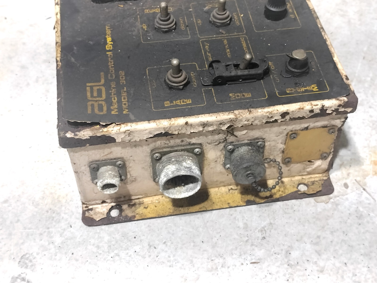 MCS AGL 302 Machine Control System Box Controller Laser Backhoe Dozer