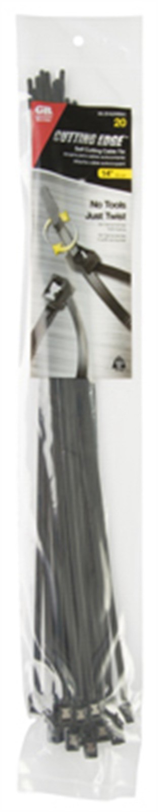 Gardner Bender 45-314UVBSC Black Tensile Strength Self-Cutting Cable Tie 14 in.