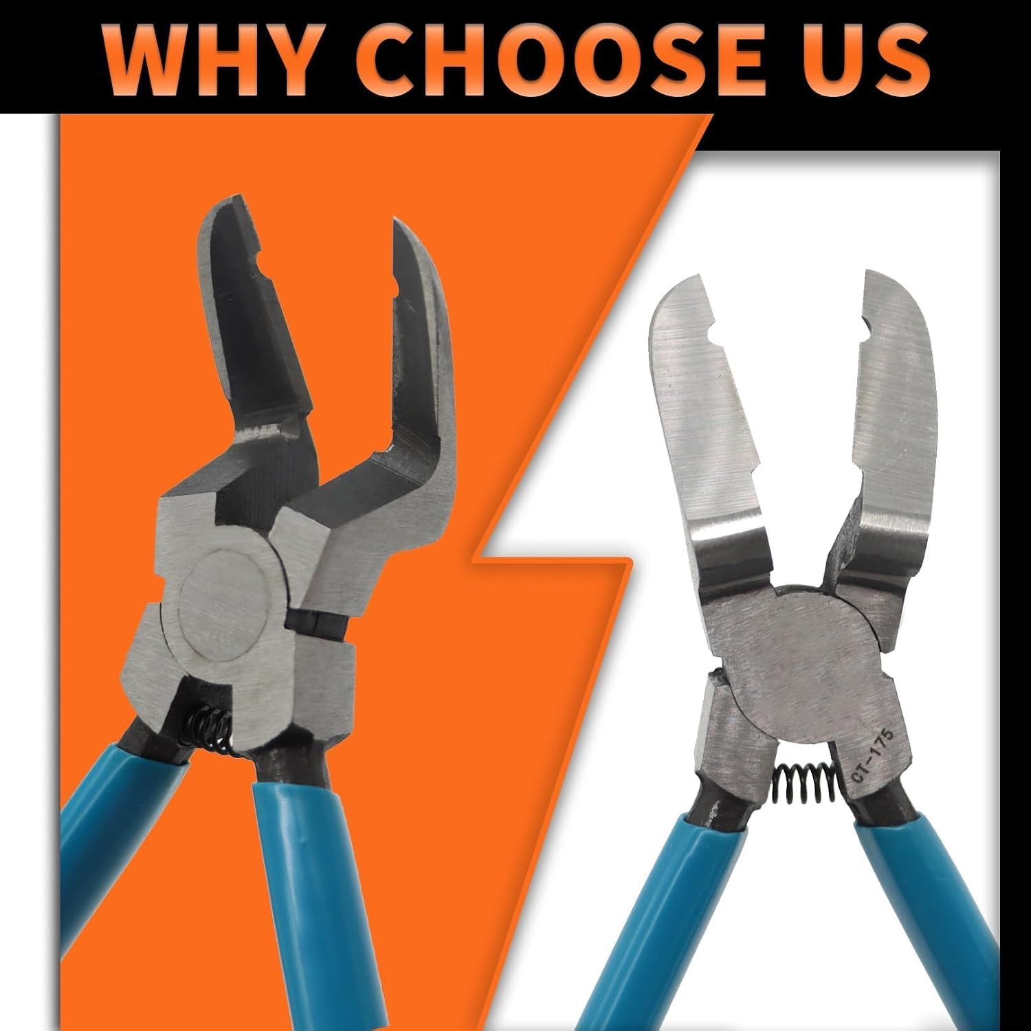 Mutipurpose Diagonal Cutting Pliers, Wire Flush Cutters Stripper, Car Trim