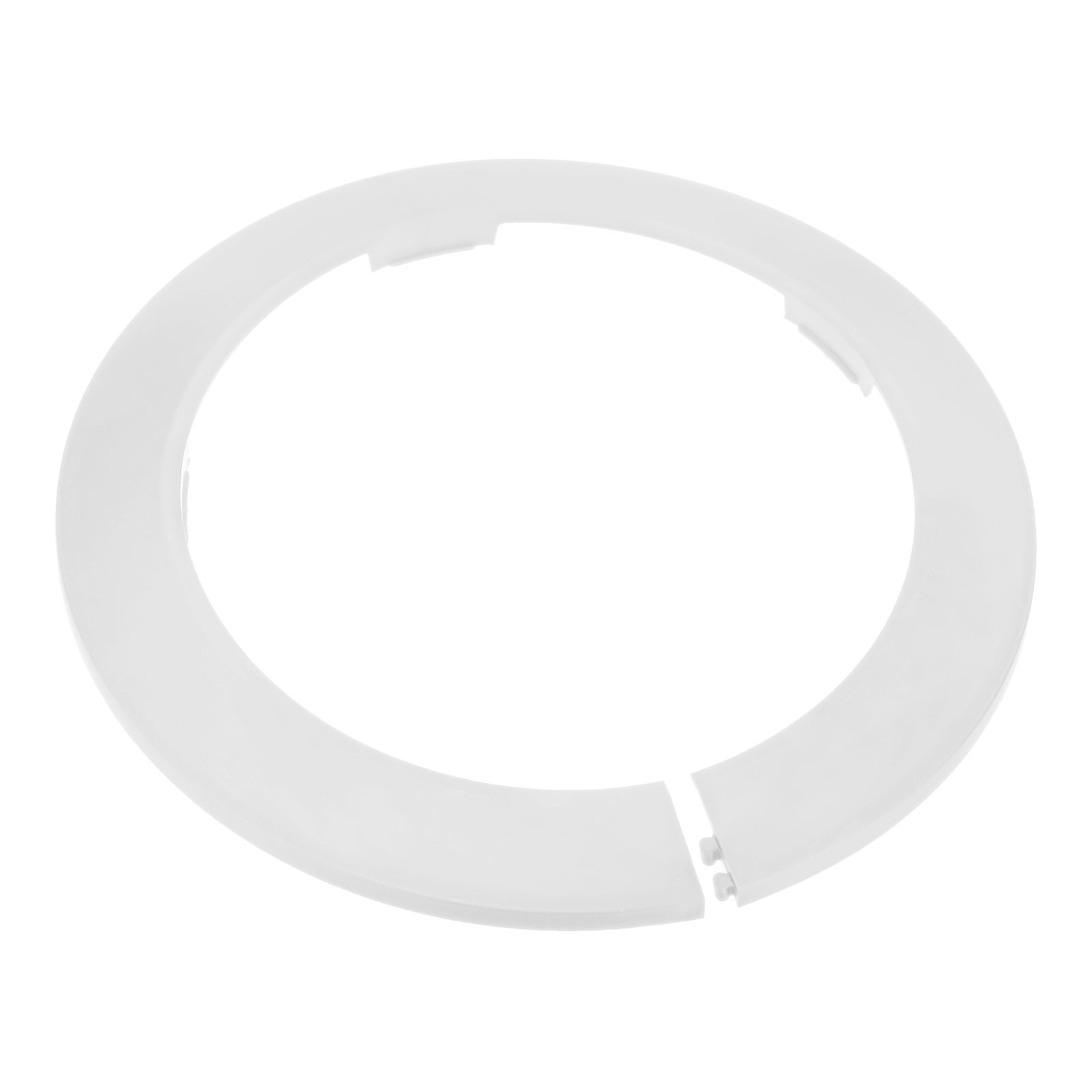 1-Pack Pipe Cover Decoration for 140mm Flange Water Pipe [White]