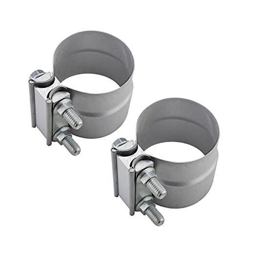 .5 inch Exhasut Clamp 1/Lap Joint Exhaust Band Clamp Preformed 2.5" 2