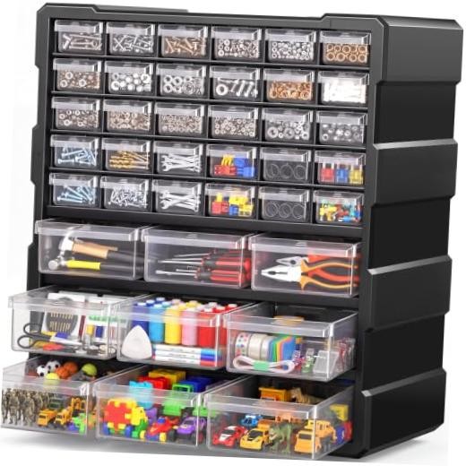 Drawer Organizer for Garage Building Bricks Storage,Thicker Craft Organizers