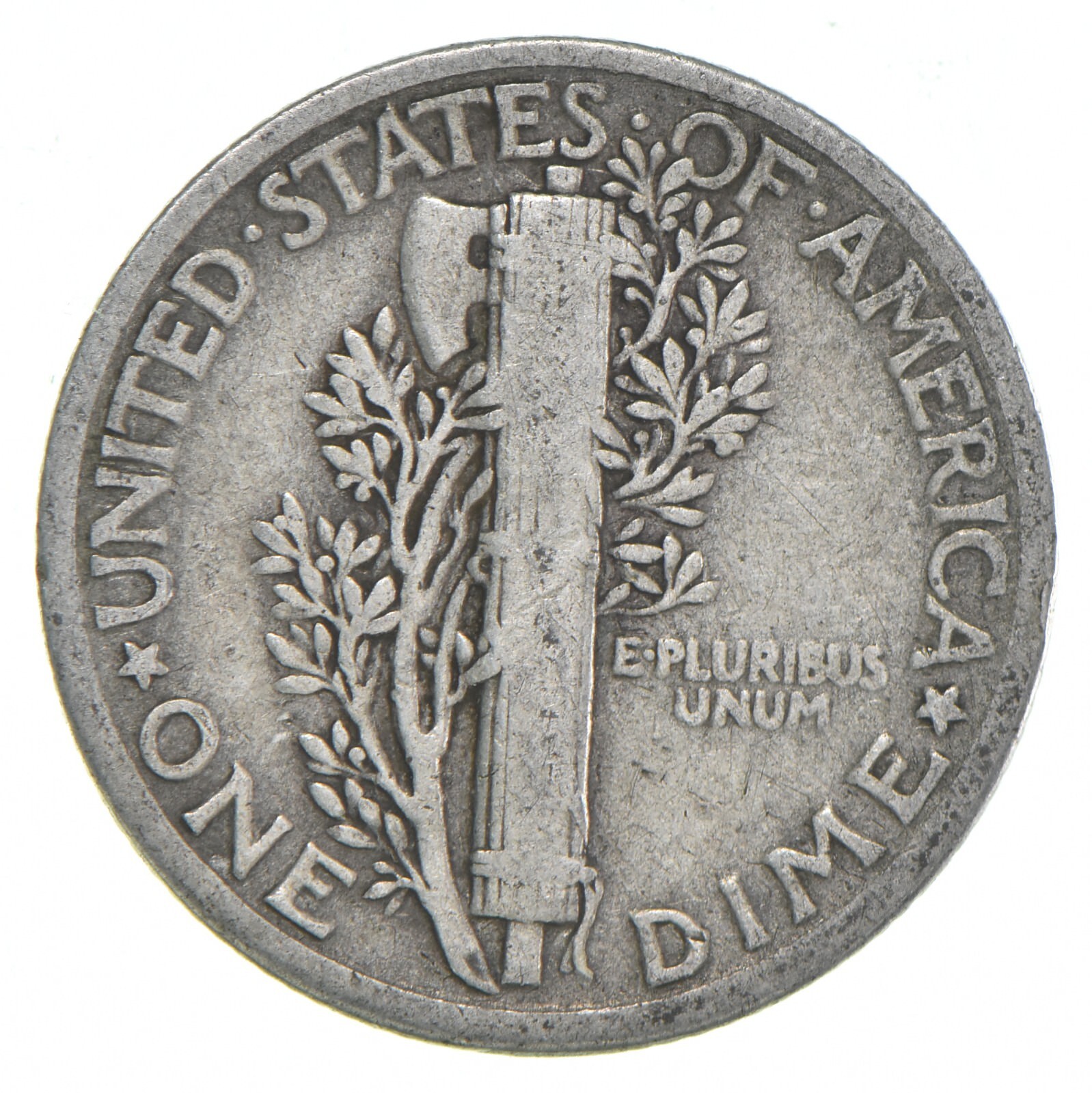 VG+ 1927 Mercury 90% Silver Dime