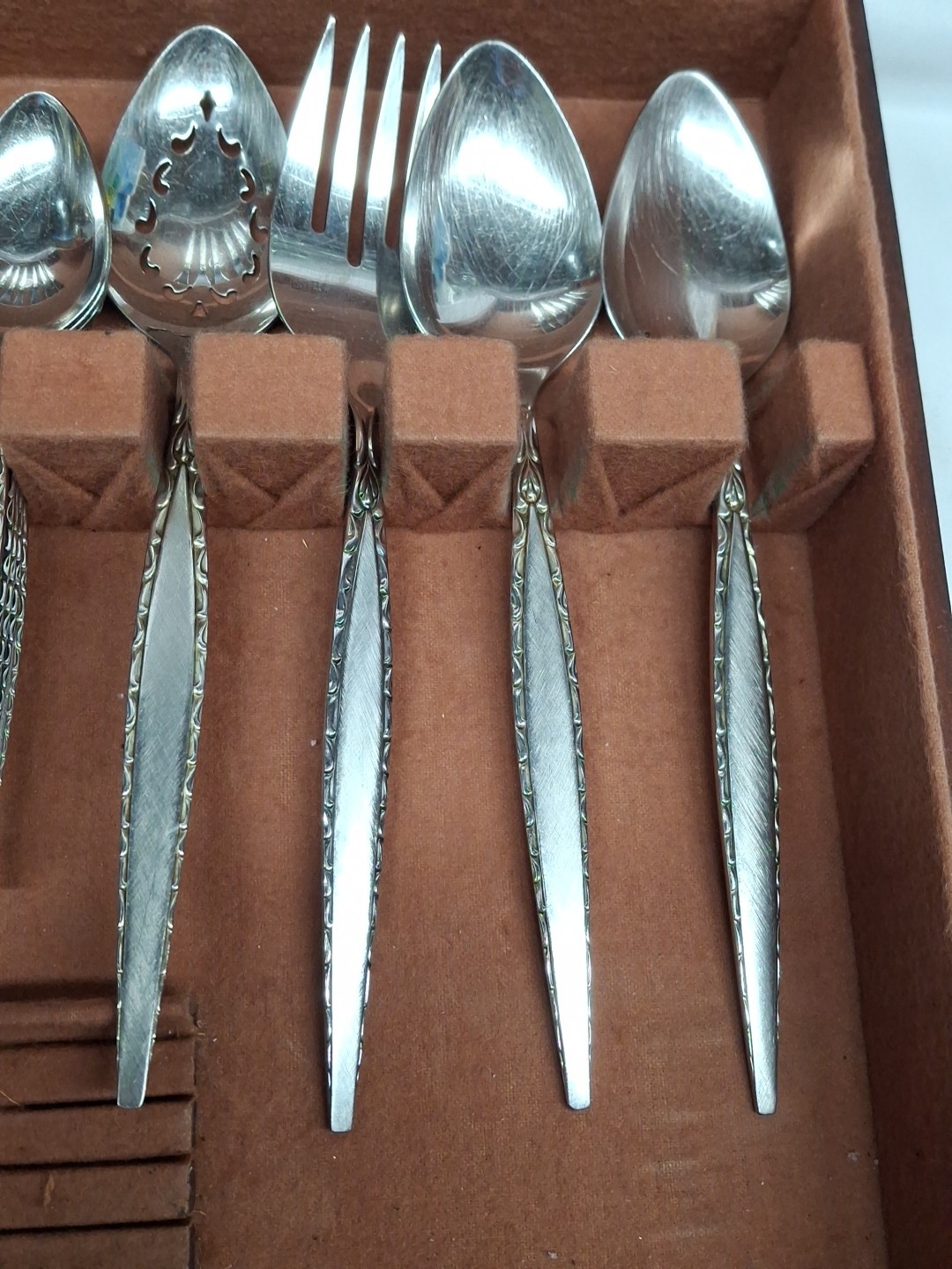Vintage Oneida Community Stainless VENETIA Silverware 54 pieces MCM Flatware