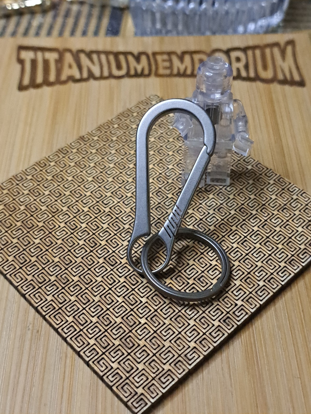 EDC Titanium Carabiner Keychain