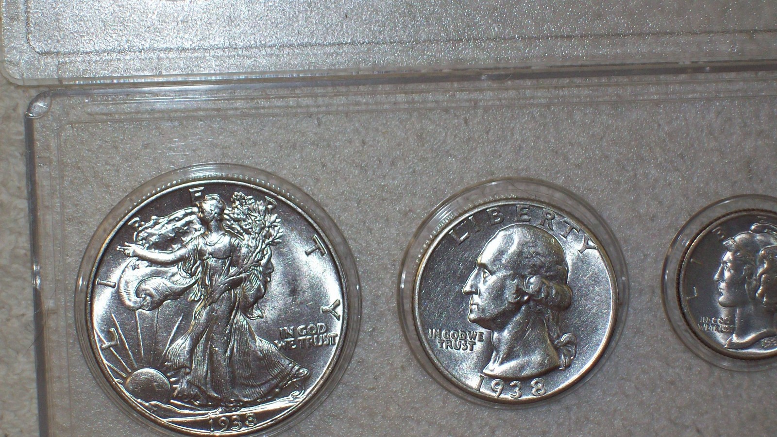 1938 MINT SET PHILADELPHIA MINT UNCIRCULATED +