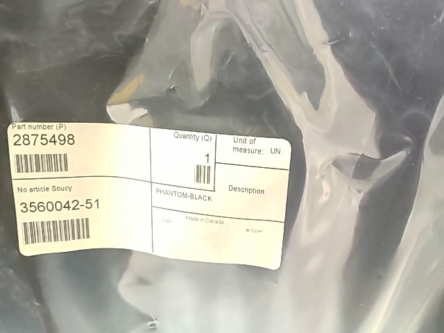 Windshield, Phantom Black - 2000 Polaris NOS