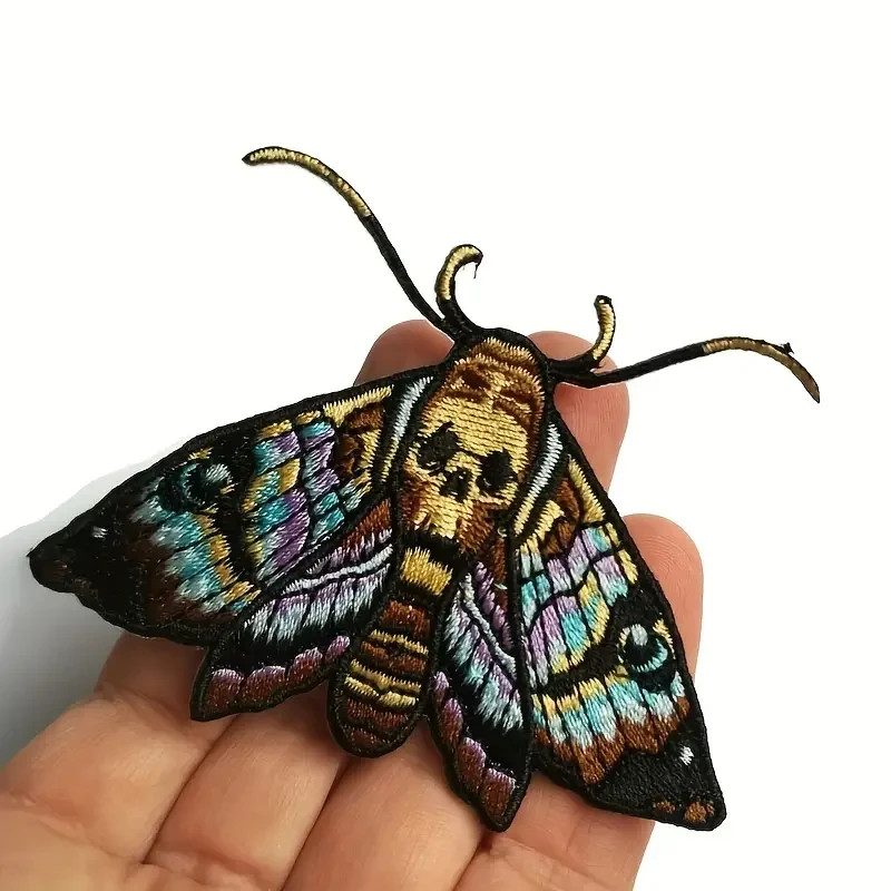 1pc Vibrant Mixed Color Embroidered iron on patch 2+3/4 x 2 inches