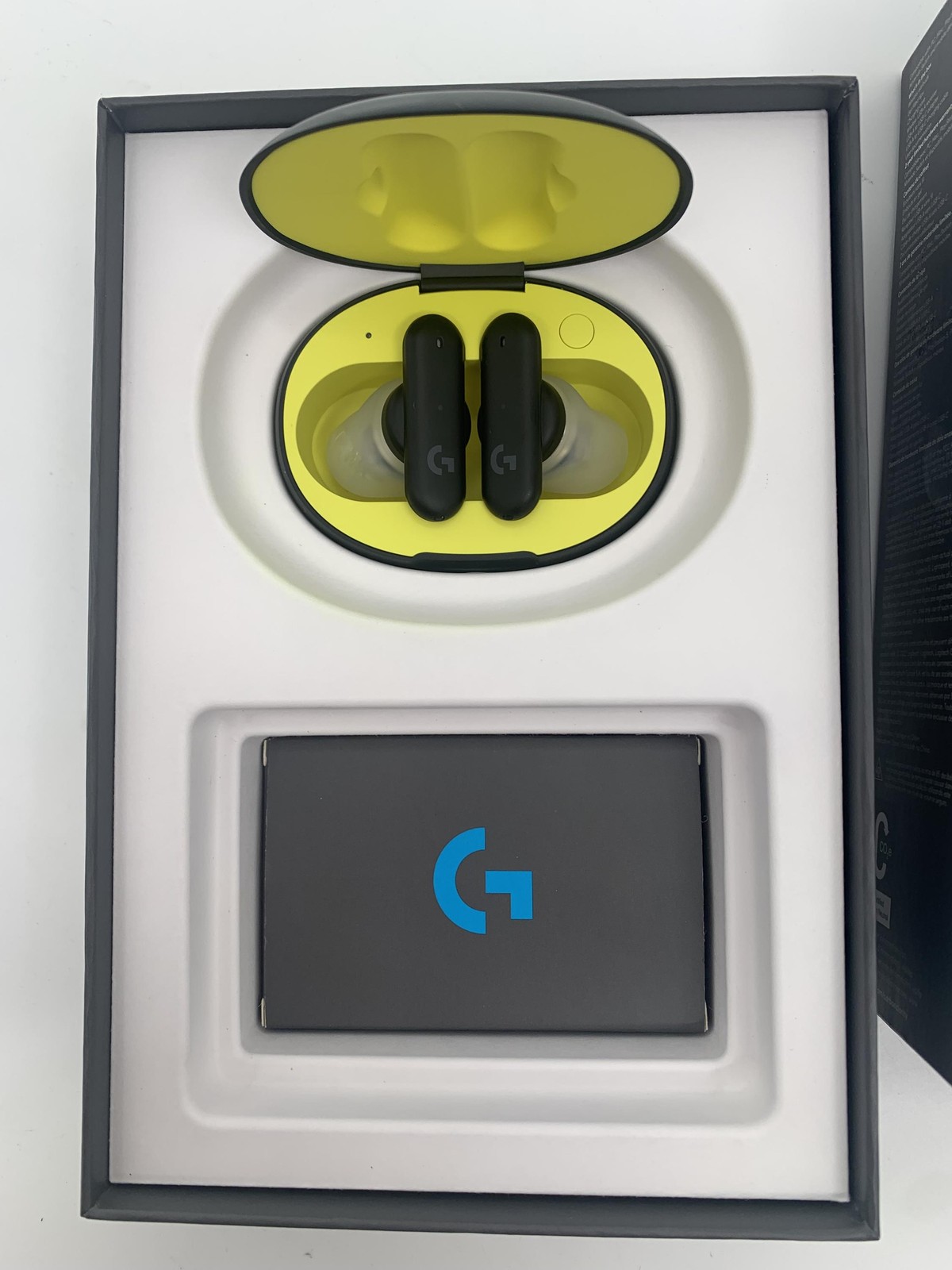 Logitech G FITS True Wireless Gaming Earbuds, Custom Molded Fit - Black