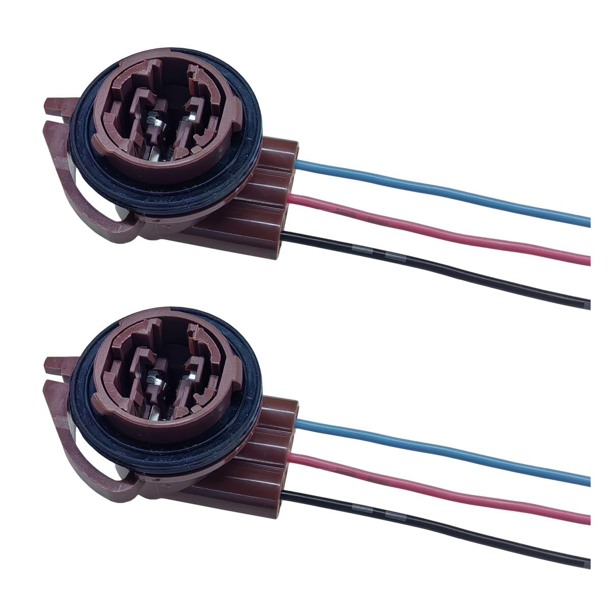 2PCS 3156 3157 Pre-Wired Harness Sockets, LED Bulbs Socket Adapter 2Pack