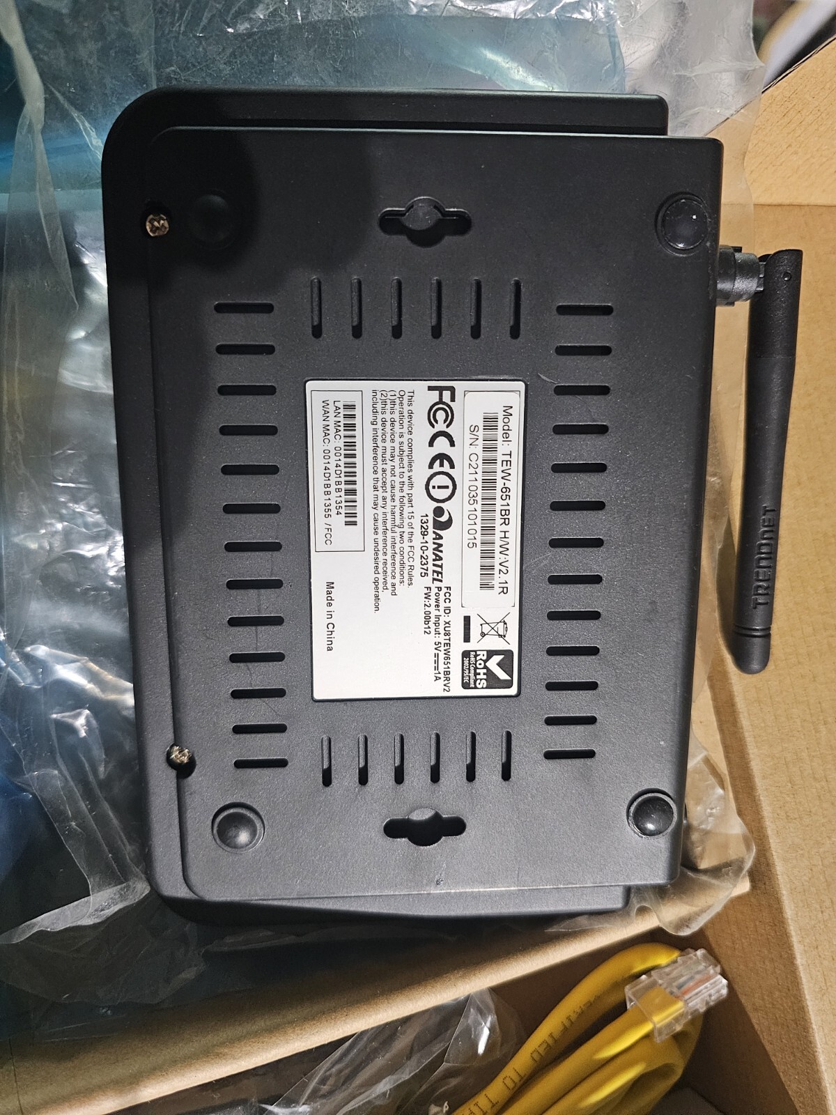 TRENDnet 150Mbps Wireless N Home Router