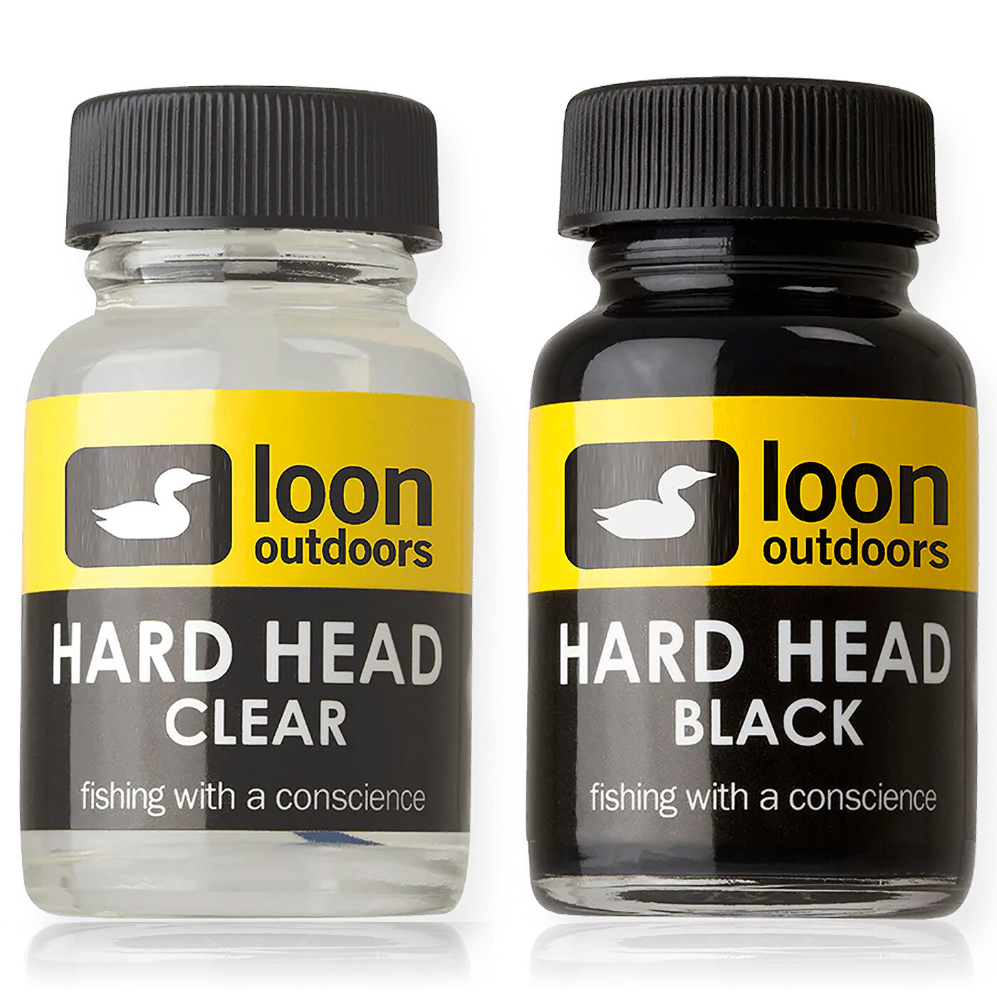LOON HARD HEAD - CLEAR or BLACK - Fly Tying Head Cement NEW!