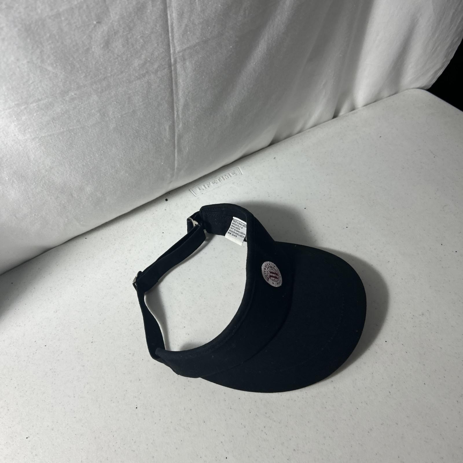 American Needle Westhaven Golf Club Adjustable Strap Black Visor Hat