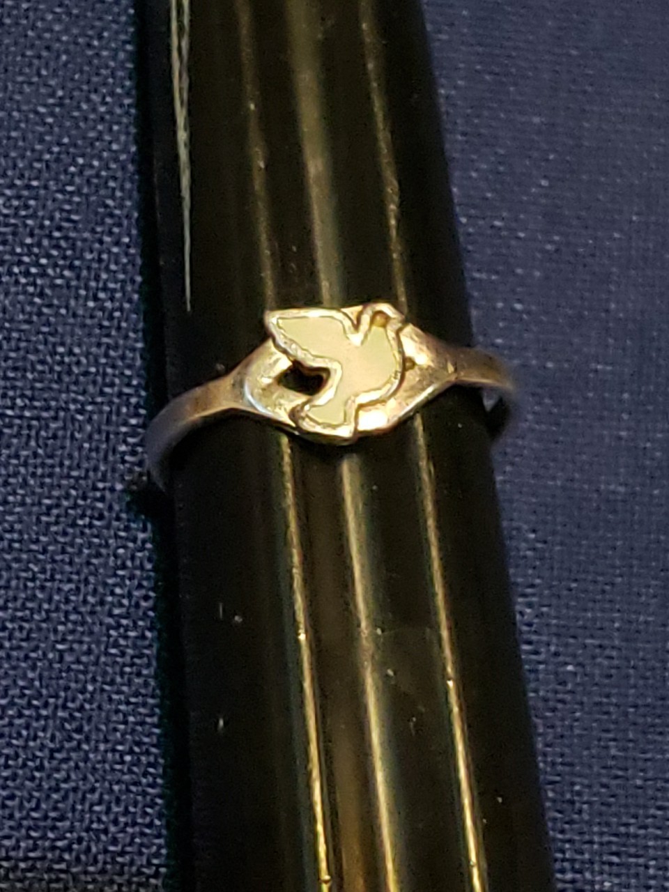 Vintage DoveAdjustable Women's Solid 925 Sterling Silver Toe Ring (T107)