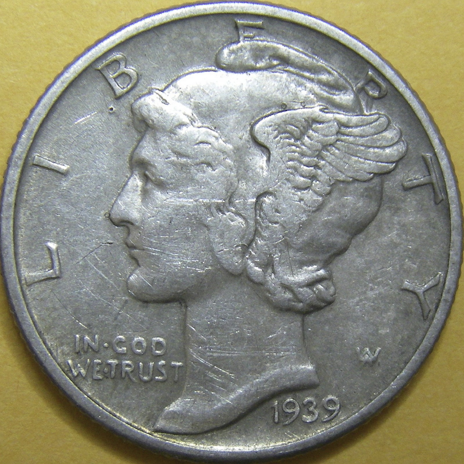 1939 Mercury Dime - 90% Silver