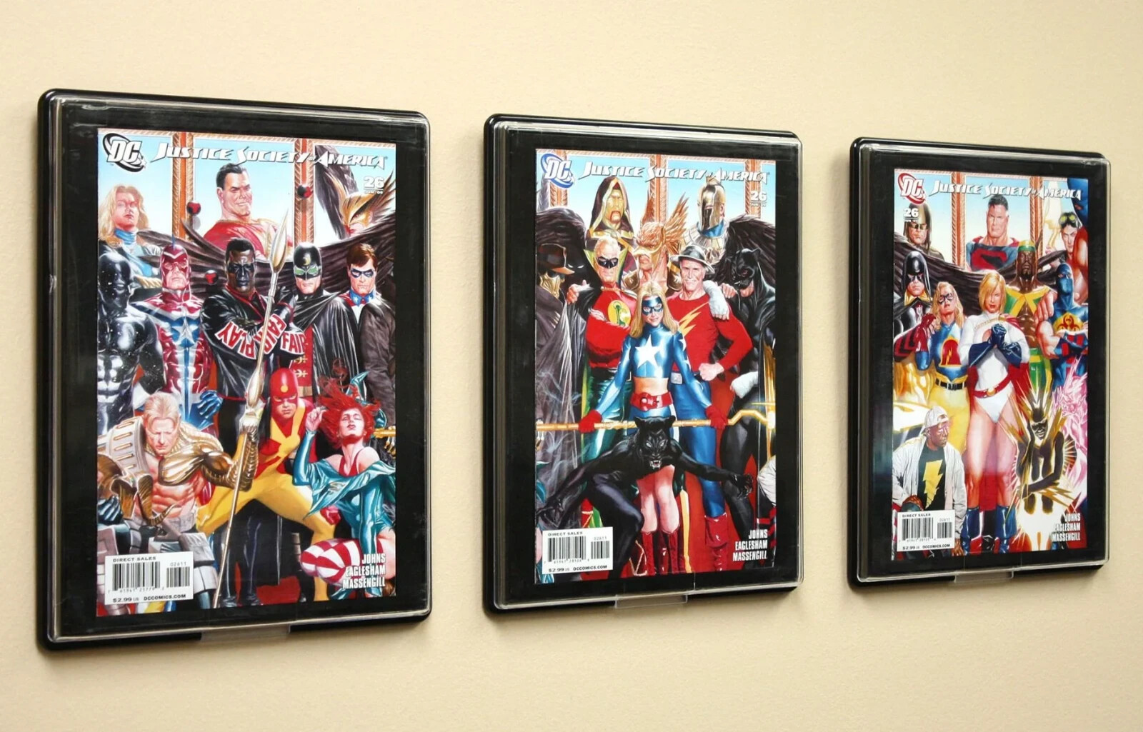 BCW Comic Book Showcases - Framed Display Case - Hangs On Wall - *FIVE PACK*