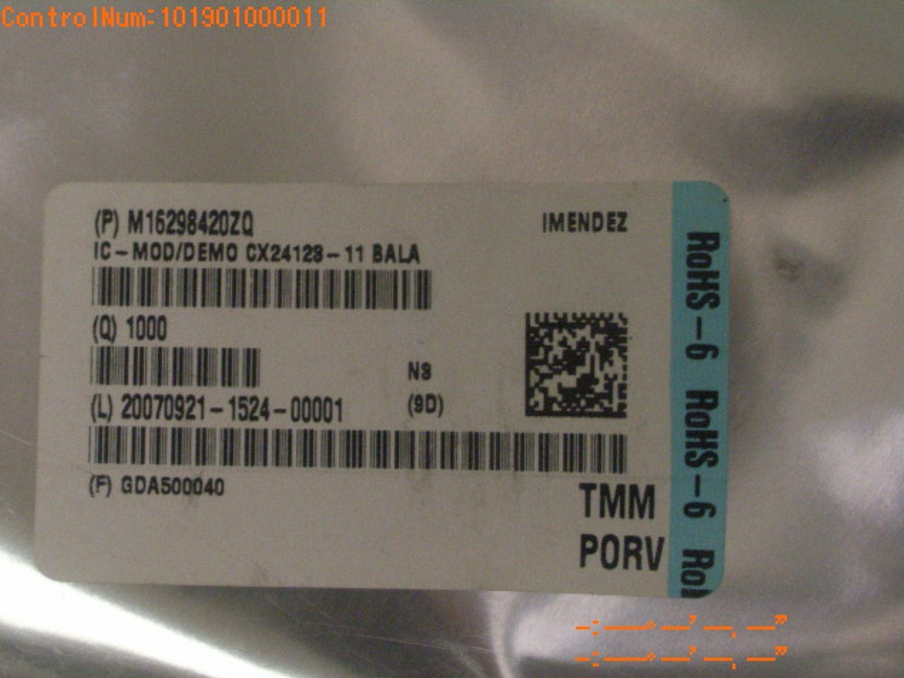CX24123-11Z - Conexant Systems Inc - IC, DEMODULATOR/DECODER, TQFP64 ( 2 pcs