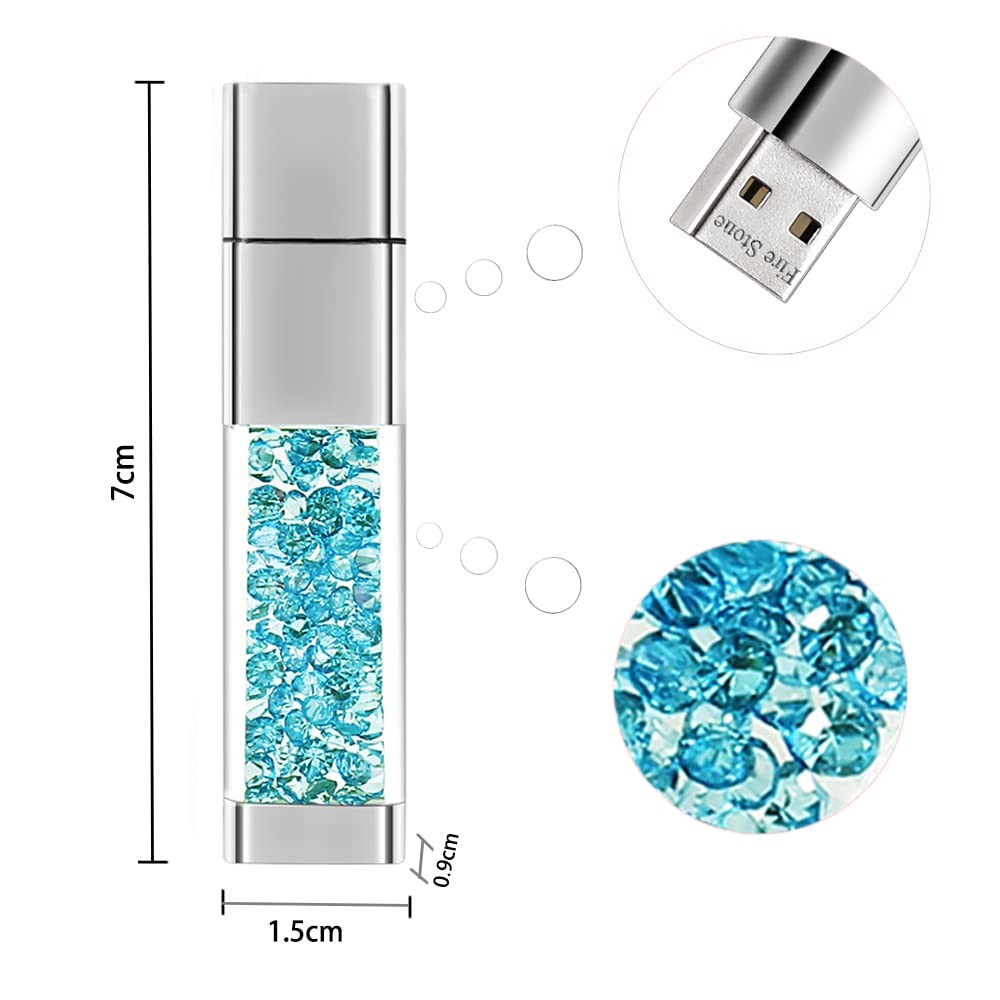 Lovely Diamond USB 2.0 Flash Drive Data Storage Memory Stick USB Stick Pendri...