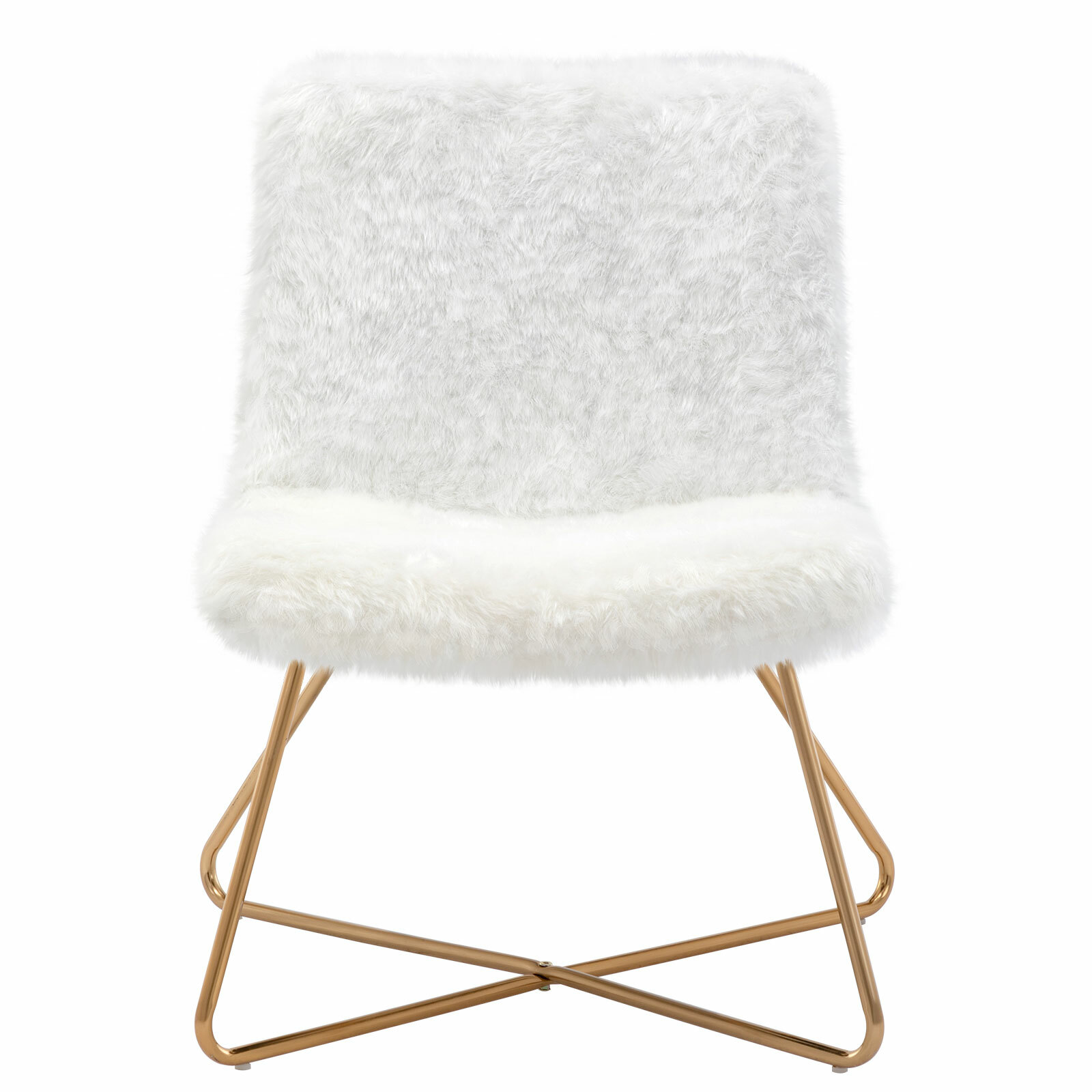 Duhome Faux Fur Upholstered Living Room Chair Accent Chair Modern Desk Chair