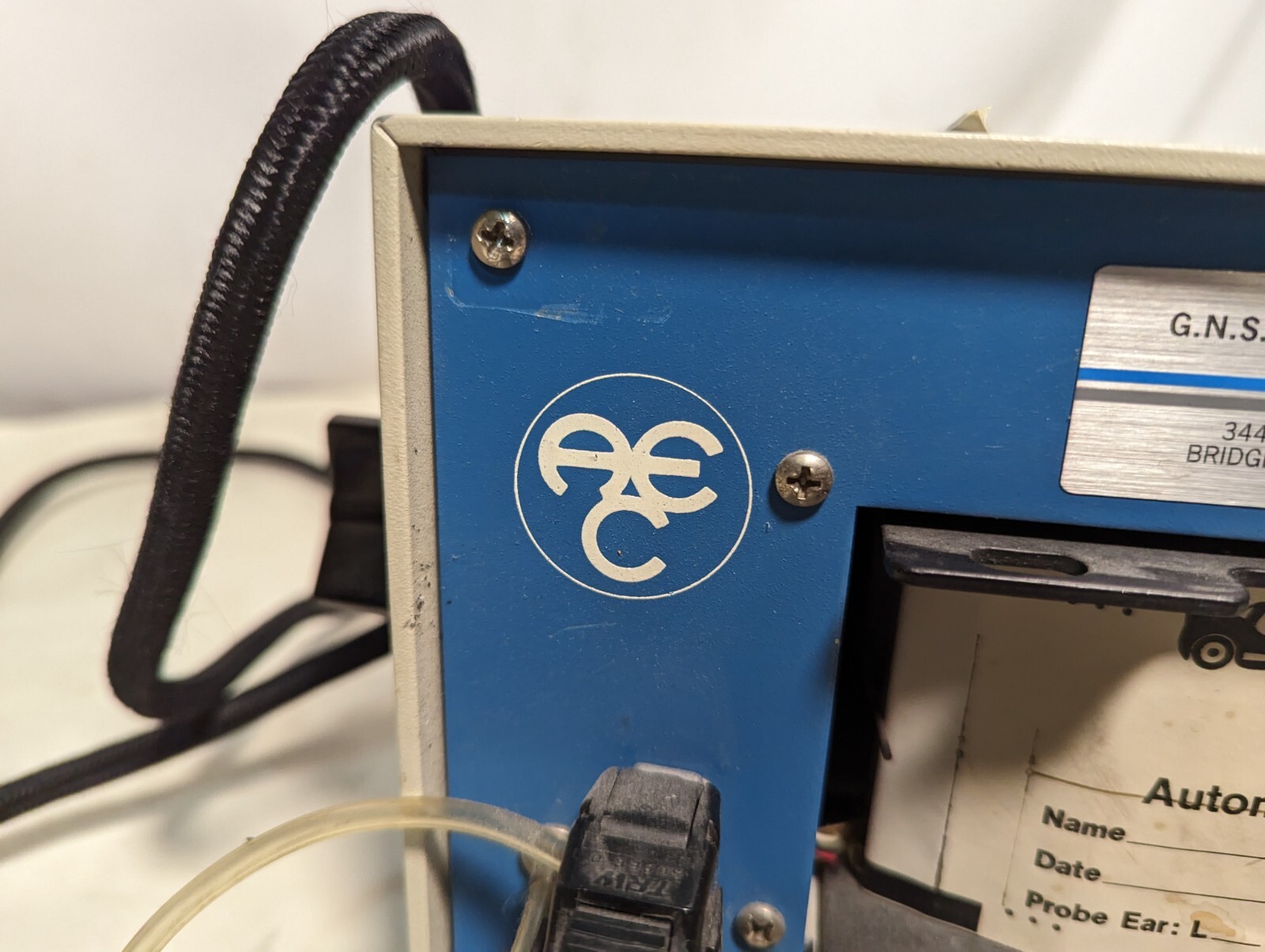 American Electromedics 85TT automatic tympanograph, the TYMP
