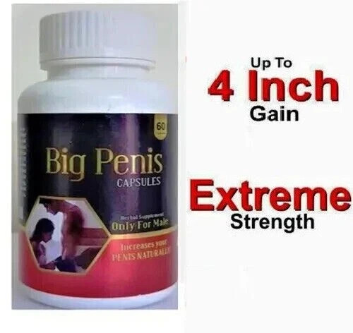 #1 NEW XXXL GAIN 12+ INCHES PENIS-ENLARGER GROWTH CAPSULES ! FASTER GROWTH!!