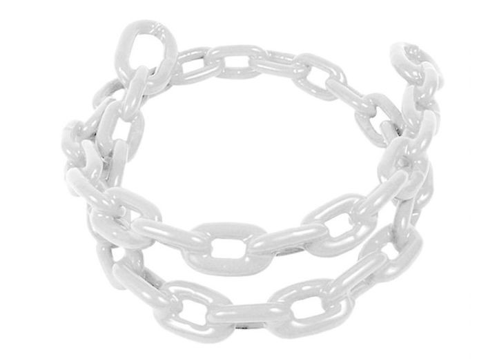 Greenfield Products 2116-W Vinyl Coated Chain 5/16" x 5' White