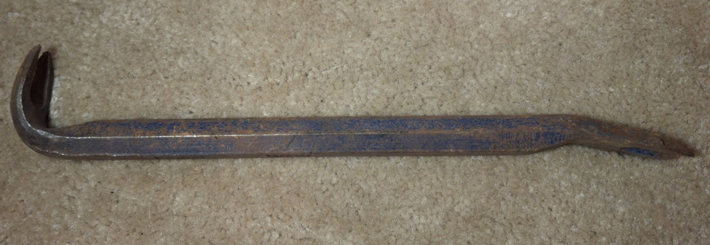 VINTAGE VAUGHAN Double End Offset Nail Puller Pry Bar 11" USA