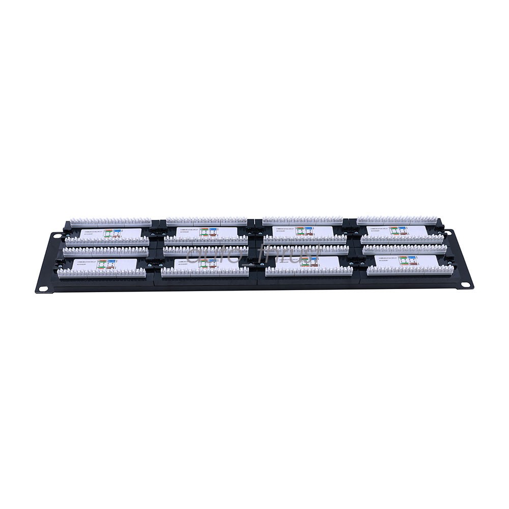 Leviton 69586-U48 eXtreme 6+ Universal Patch Panel, 48-Port, 2RU, CAT 6. READ
