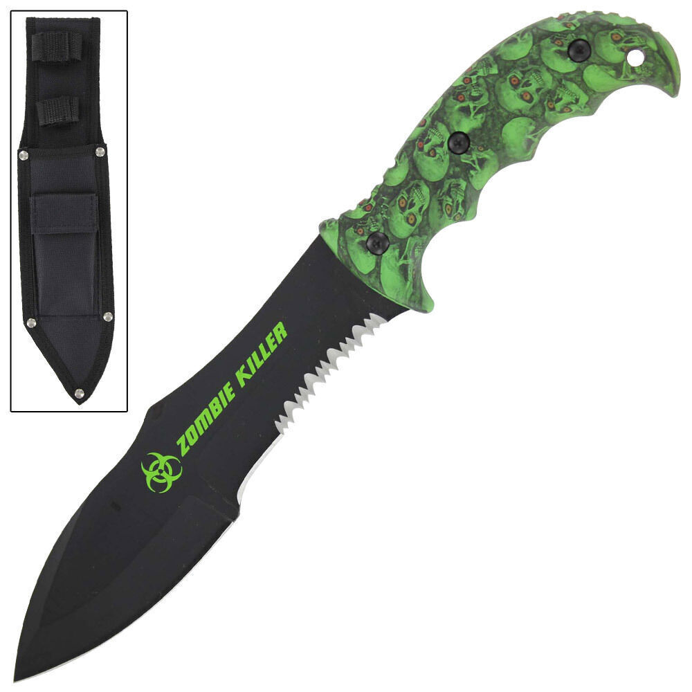Realm of Sins Zombie Killer Hunting Fixed Blade Knife-Zombie Apocalypse Survival
