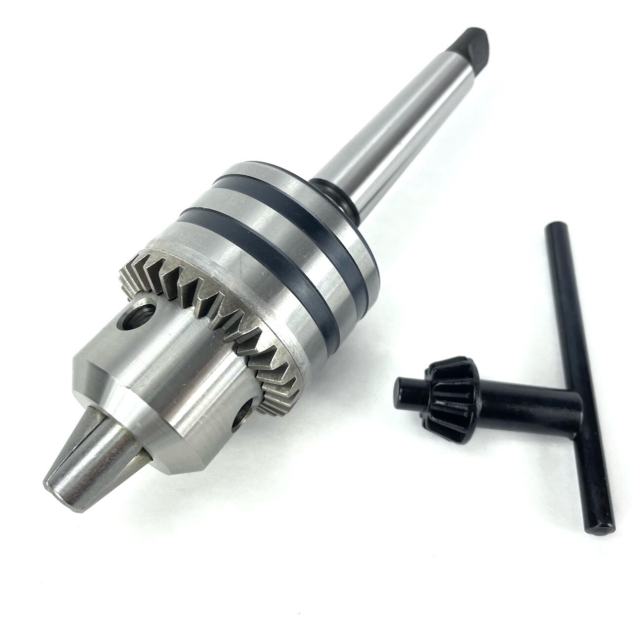 BLUEROCK HEAVY DUTY Drill Chuck 5/8" MT2 - Morse Taper Adapter - Press NEW