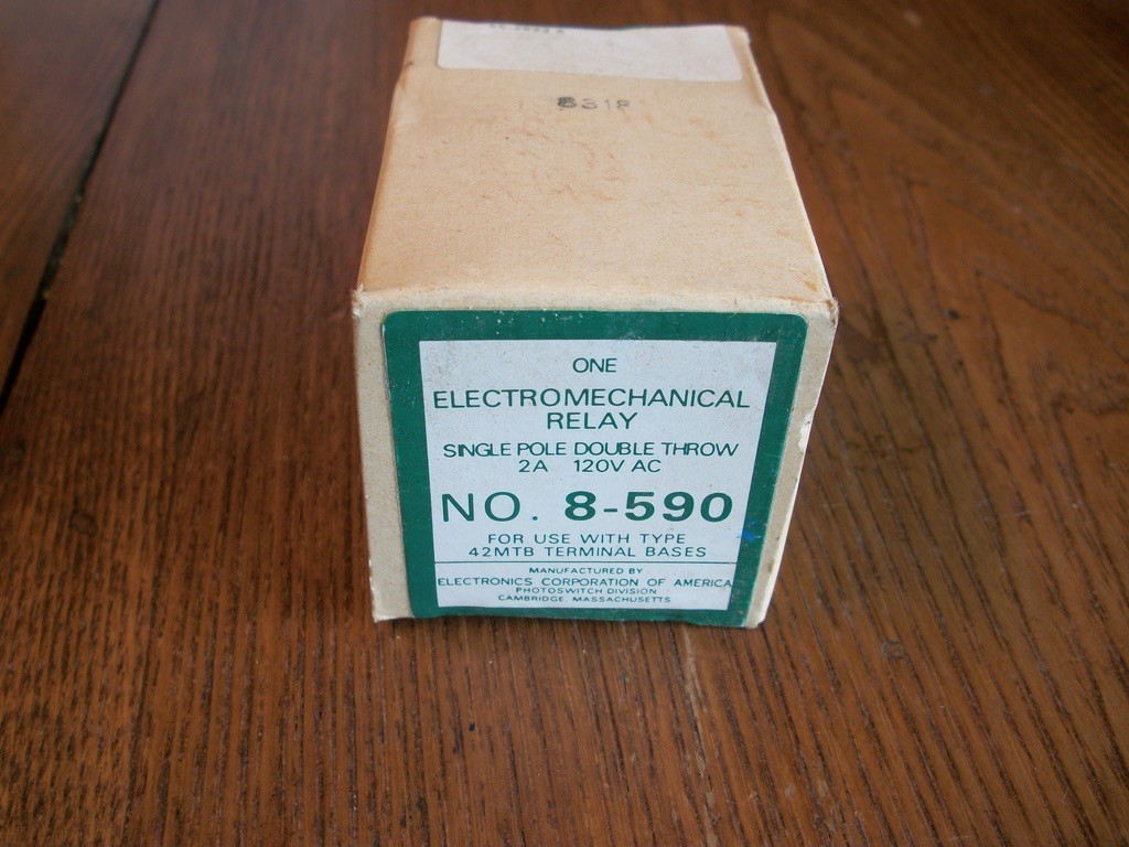 Electronics Corporation of America  8-545 Solid State Plug-in Relay Fact. Sealed