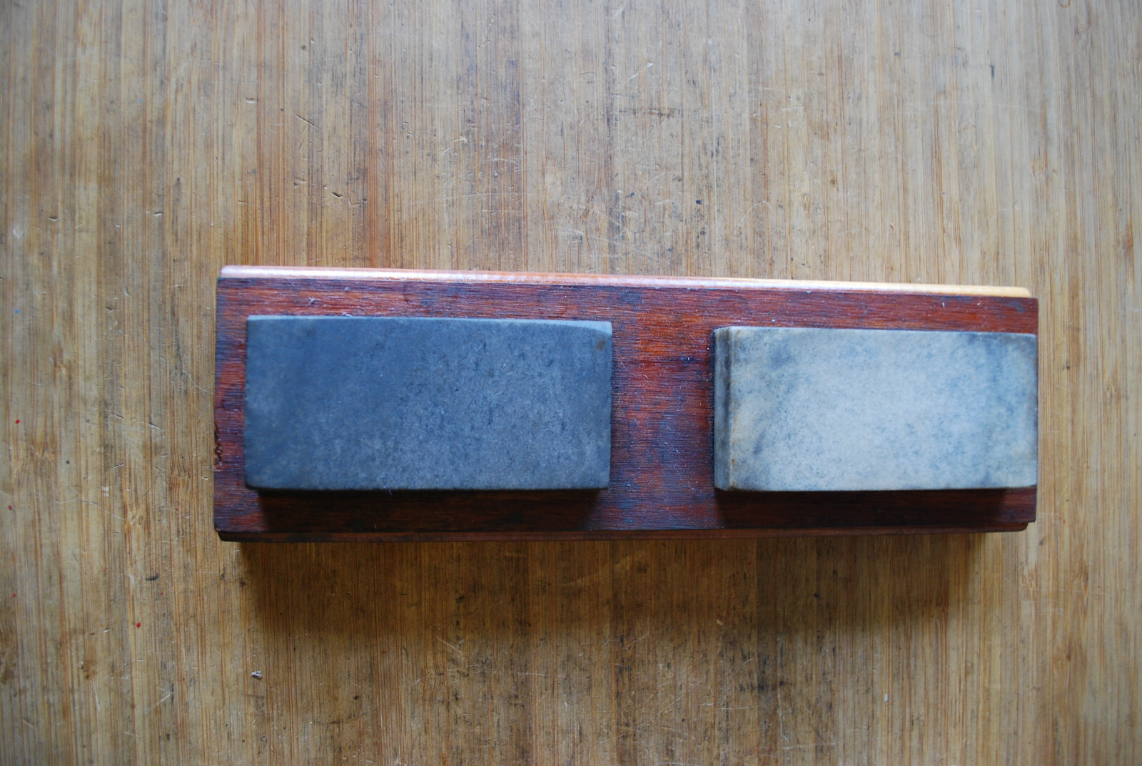 Used Boker Knife Sharpening Stone Set- two Stone Sharpening