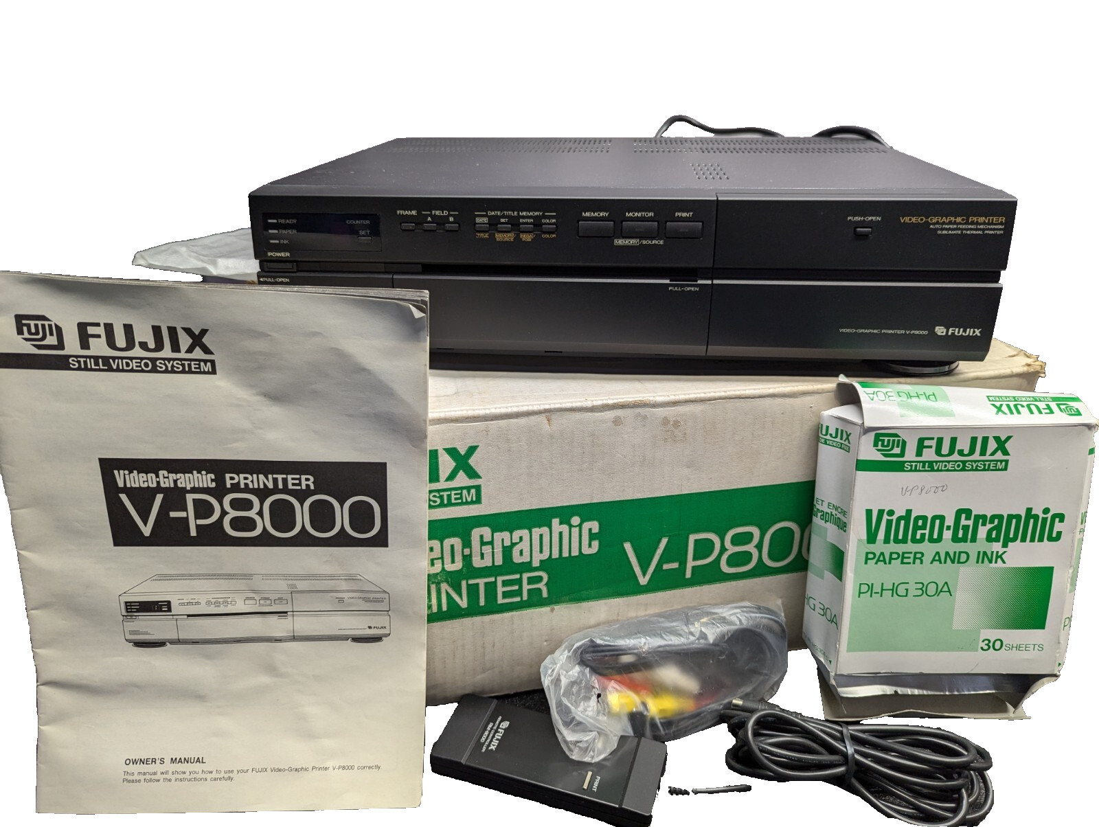 Fujix V-p8000 Video-graphic Printer New Out of Box