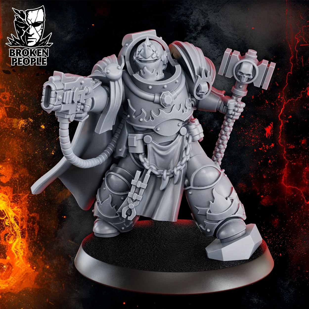Justiciar Lazarus Ironborn - Resin Tabletop Miniature