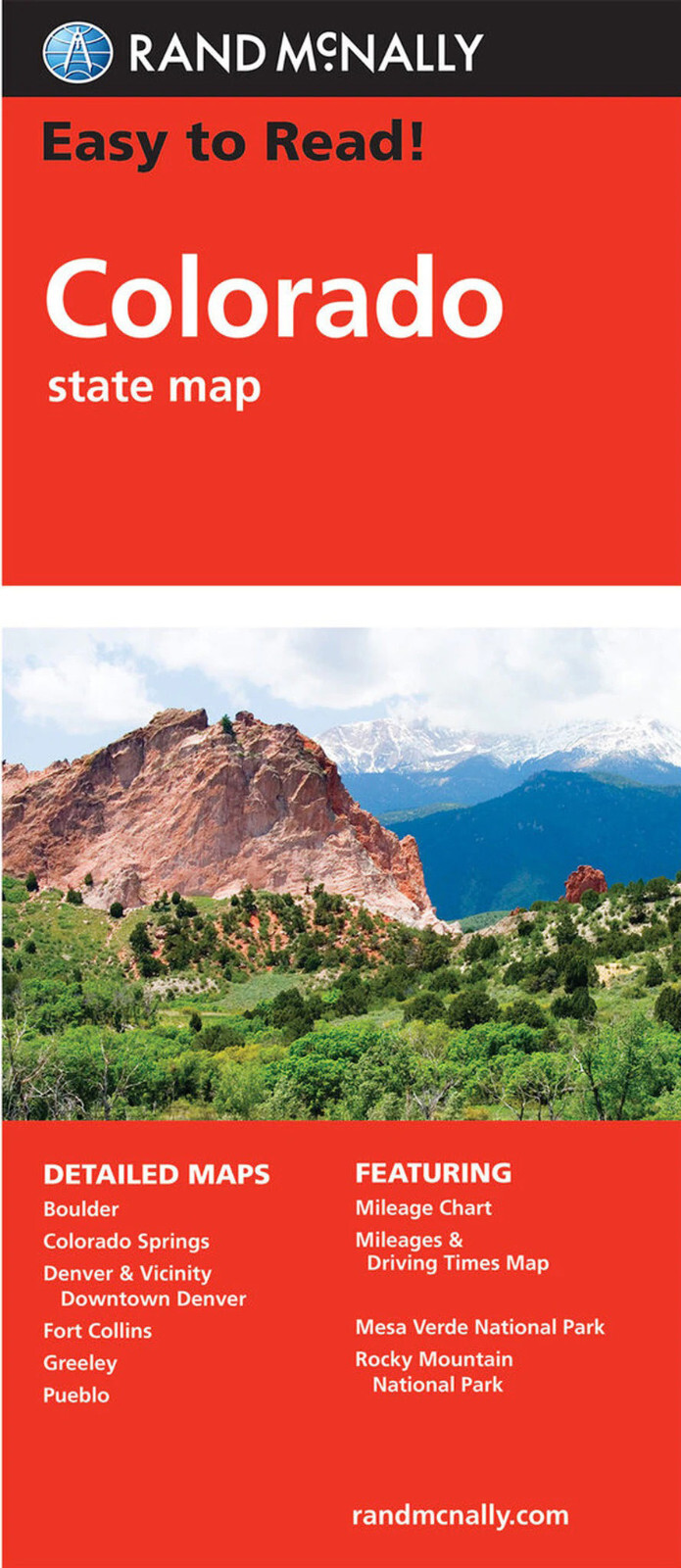 Rand McNally State Maps: Colorado and Kansas (2 Maps)