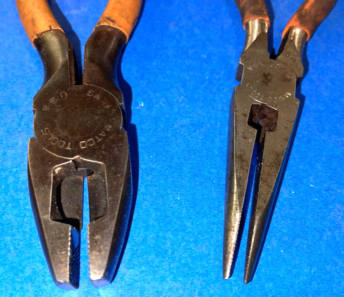 MATCO TOOLS 3 PIECE NEEDLE NOSE WITH CUTTER, LINEMANS, KNIPEX DIAGONAL CUTTER
